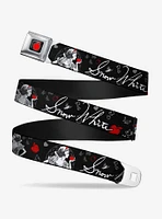 Disney Snow White Apple Poses Butterflies Seatbelt Belt