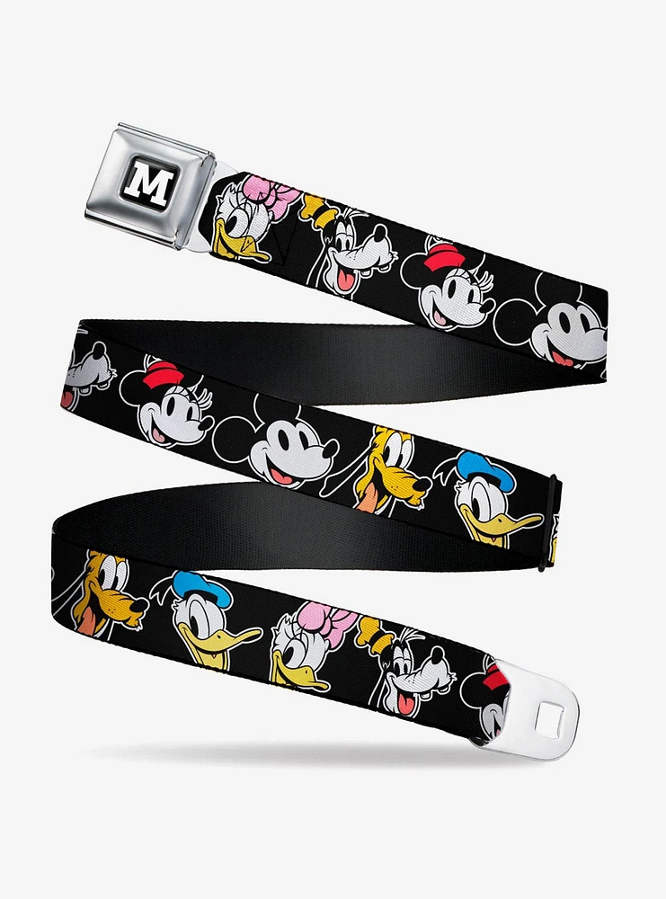 Disney The Sensational Six Smiling Faces Seatbelt Belt