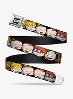 Rugrats Character Faces Close Up Seatbelt Belt