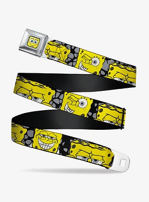 SpongeBob SquarePants SpongeBob 4 Close Up Expressions Seatbelt Belt