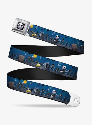 The Nightmare Before Christmas Jack Zombie Duck Zero Cemetery Seatbelt Belt