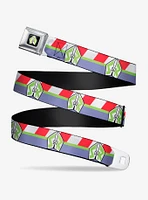 Disney Pixar Toy Story Buzz Lightyear Space Ranger Stripe Seatbelt Belt