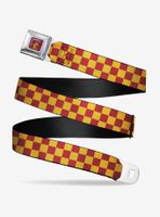 Harry Potter Gryffindor House Checkers Seatbelt Belt
