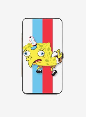 Spongebob Mocking Pose Hinged Wallet