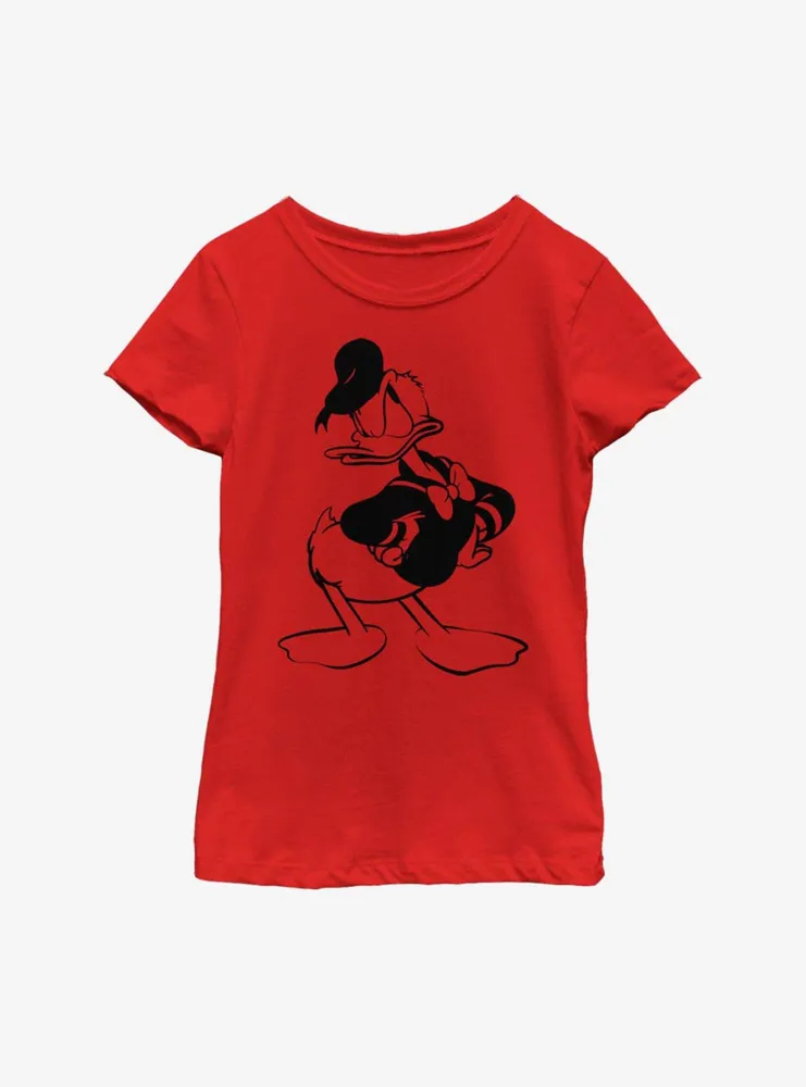 Disney Donald Duck A Mood Youth Girls T-Shirt