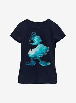 Disney Donald Duck Silhouette Youth Girls T-Shirt