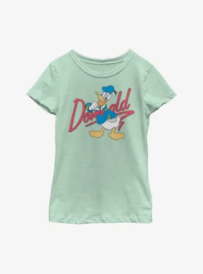 Disney Donald Duck Autograph Youth Girls T-Shirt