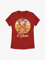 Disney Mickey Mouse Sparkle And Shine Womens T-Shirt
