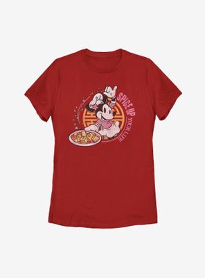 Disney Minnie Mouse Spice Up Your Life Womens T-Shirt