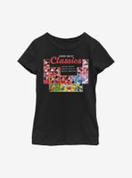 Disney Mickey Mouse Periodic Table Of Classics Youth Girls T-Shirt