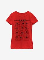 Disney Mickey Mouse Kung-Fu Youth Girls T-Shirt