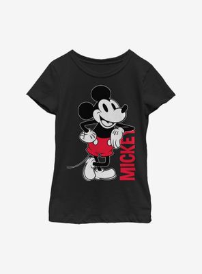 Disney Mickey Mouse Vintage Youth Girls T-Shirt