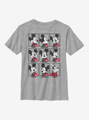 Disney Mickey Mouse The Many Moods Of Youth T-Shirt