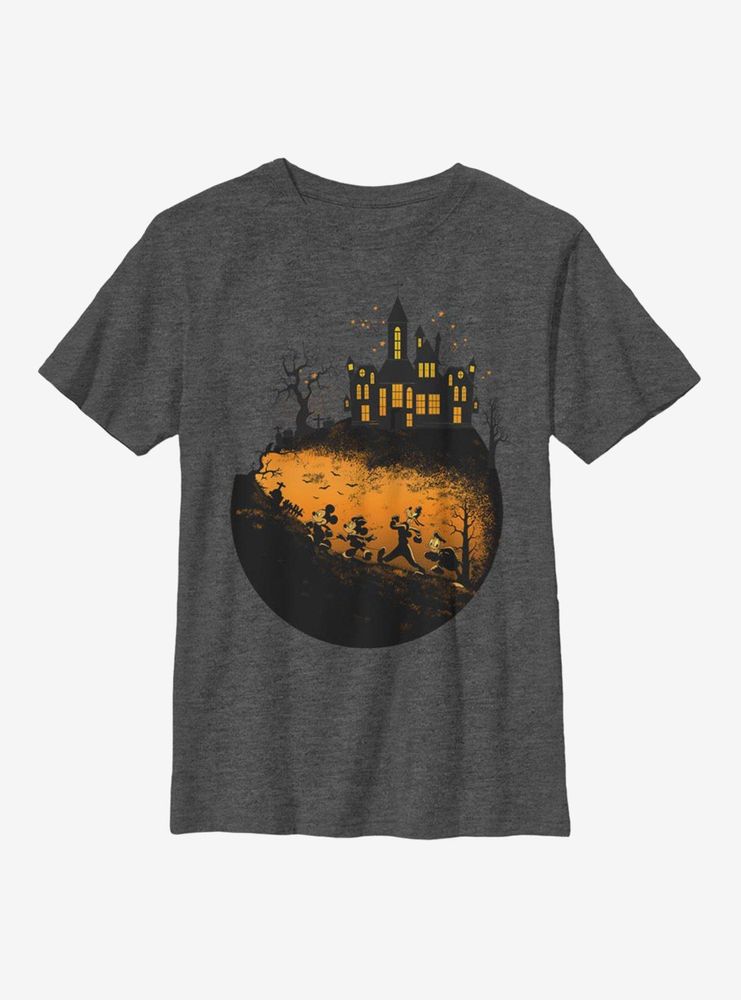 Disney Mickey Mouse Mickey's Haunted Halloween Youth T-Shirt