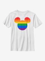 Disney Mickey Mouse Rainbow Ears Youth T-Shirt