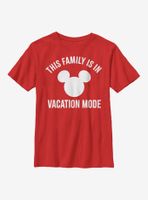 Disney Mickey Mouse Vacation Mode Youth T-Shirt