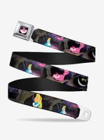 Disney Alice In Wonderland The Cheshire Cat Scenes Youth Seatbelt Belt