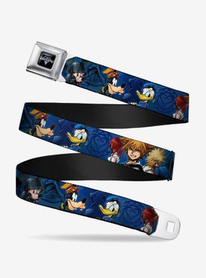 Disney Kingdom Hearts 6 Character Pose Youth Seatbelt Belt