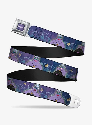 Disney The Little Mermaid Ursula 4 Poses Shells Ivy Bubbles Youth Seatbelt Belt