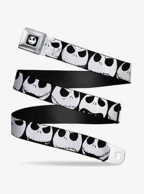 Disney The Nightmare Before Christmas 7 Jack Expressions Youth Seatbelt Belt