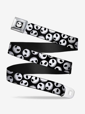 Disney The Nightmare Before Christmas Jack Expressions Scattered Youth Seatbelt Belt
