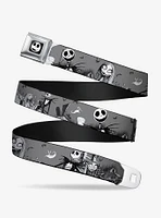 Disney The Nightmare Before Christmas Jack Sally Cemetery Scene Youth Seatbelt Belt