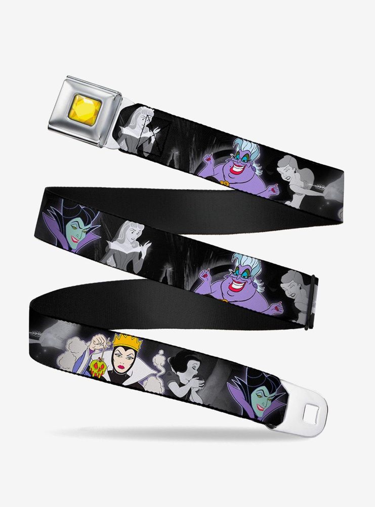 Disney Villains Hexing Princess Scenes Youth Seatbelt Belt