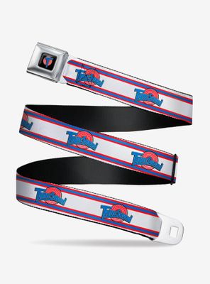 Space Jam Tune Squad Logo Stripe Youth Seatbelt Belt