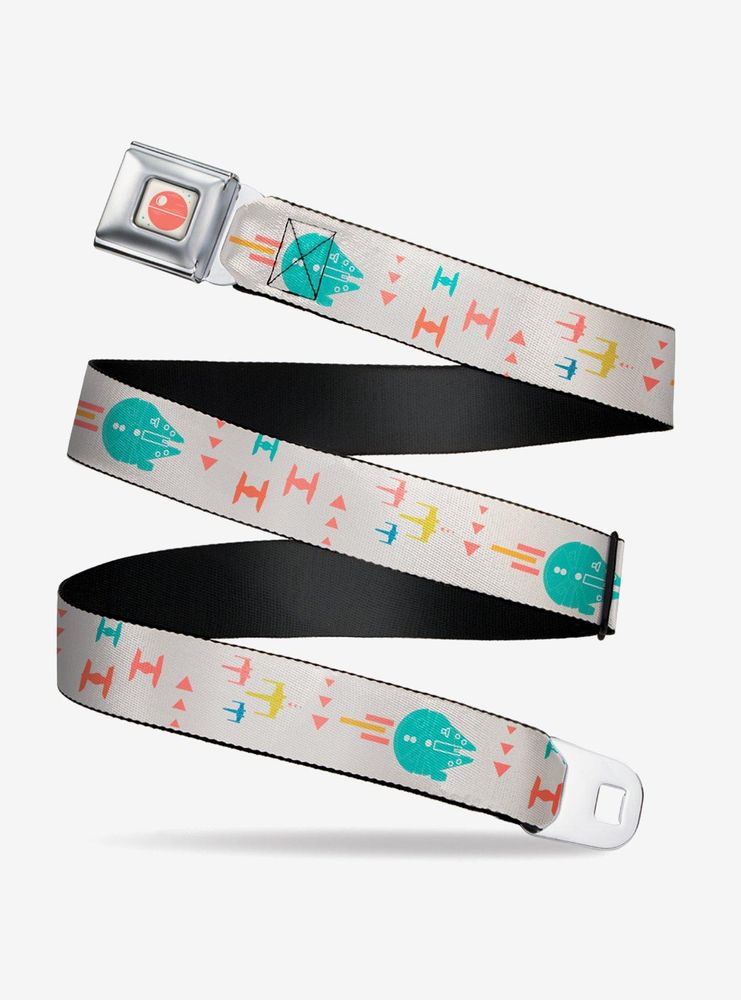 Star Wars Millenium Falcon Tie Fighters X Wing Starfighters Youth Seatbelt Belt