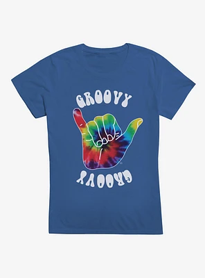 Groovy Hand Tie Dye Girls T-Shirt
