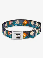 Rugrats Cookie Scene Dog Collar Seatbelt Buckle