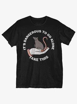 It's Dangerous To Go Alone Take This Rat T-Shirt