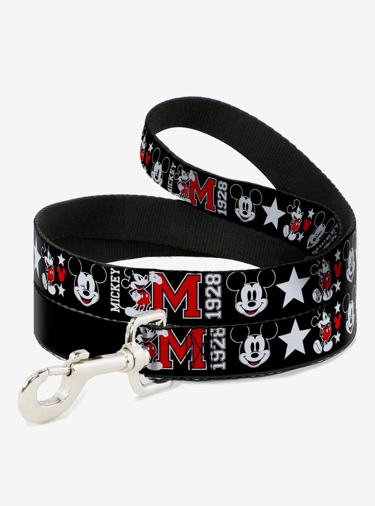 Disney Classic Mickey Mouse 1928 Collage Dog Leash