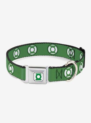 DC Comics Green Lantern Logo Dog Collar Seatbelt Buckle
