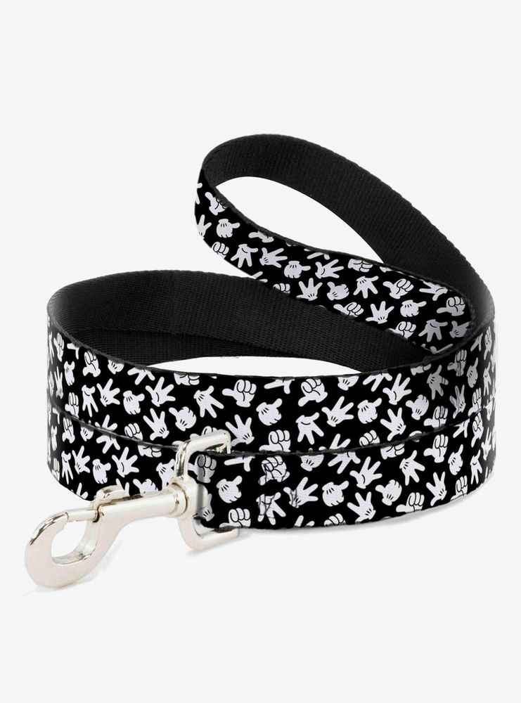 Disney Mickey Mouse Hand Gestures Scattered Dog Leash