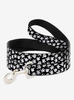 Disney Mickey Mouse Hand Gestures Scattered Dog Leash