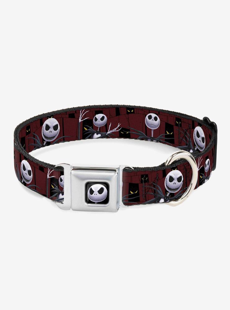 The Nightmare Before Christmas Jack Poses Peeping Eyes Dog Collar Seatbelt Buckle