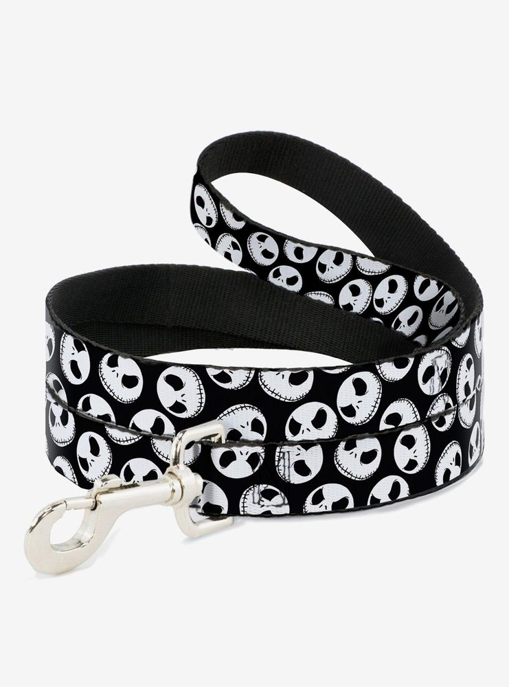 The Nightmare Before Christmas Jack Scattered Expressions Dog Leash