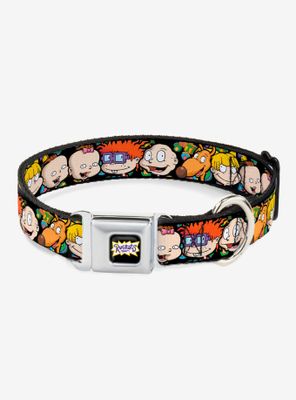 Rugrats Character Faces Close Up Dog Collar Seatbelt Buckle