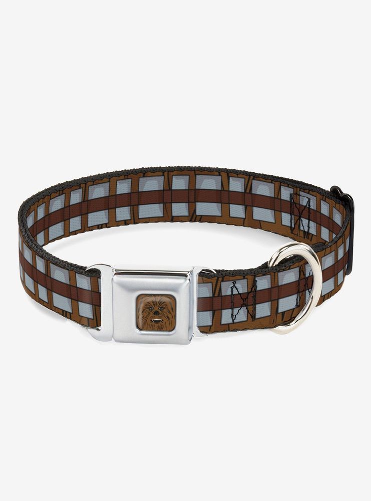 Star Wars Chewbacca Bandolier Bounding Dog Collar Seatbelt Buckle