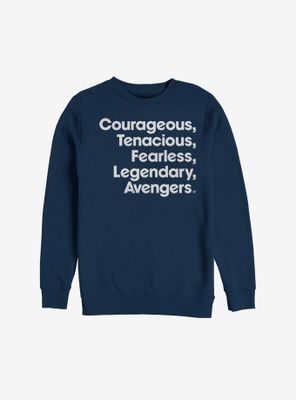 Marvel Avengers: Endgame Name List Sweatshirt