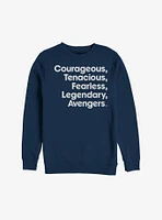 Marvel Avengers: Endgame Name List Sweatshirt