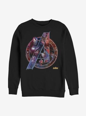 Marvel Avengers: Endgame Team Neon Sweatshirt