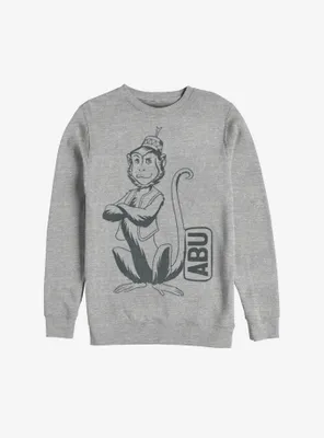 Disney Aladdin 2019 Abu Side Kick Pocket Sweatshirt