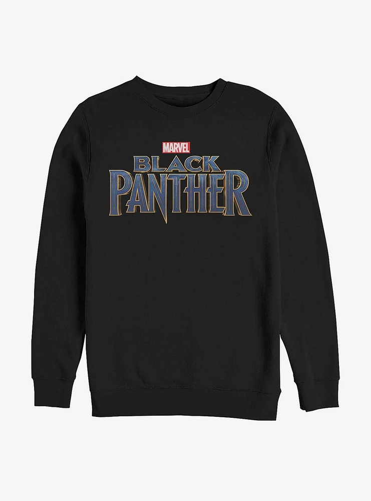Marvel Black Panther Straight Logo Sweatshirt