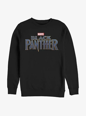 Marvel Black Panther Straight Logo Sweatshirt