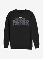 Marvel Black Panther Straight Logo Sweatshirt