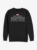 Marvel Black Panther Straight Logo Sweatshirt