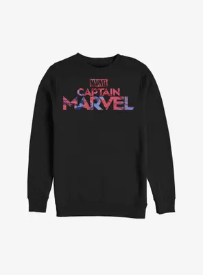 Marvel Captain Logo Tie-Dye Sweatshirt