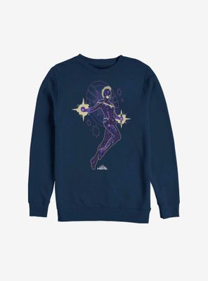 Marvel Captain Flying Star Sweatshirt